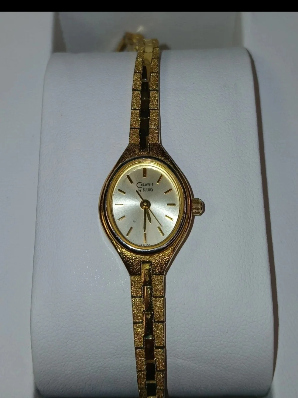 Vintage Gold-tone Caravelle by Bulova Women’s Watch Working New Battery